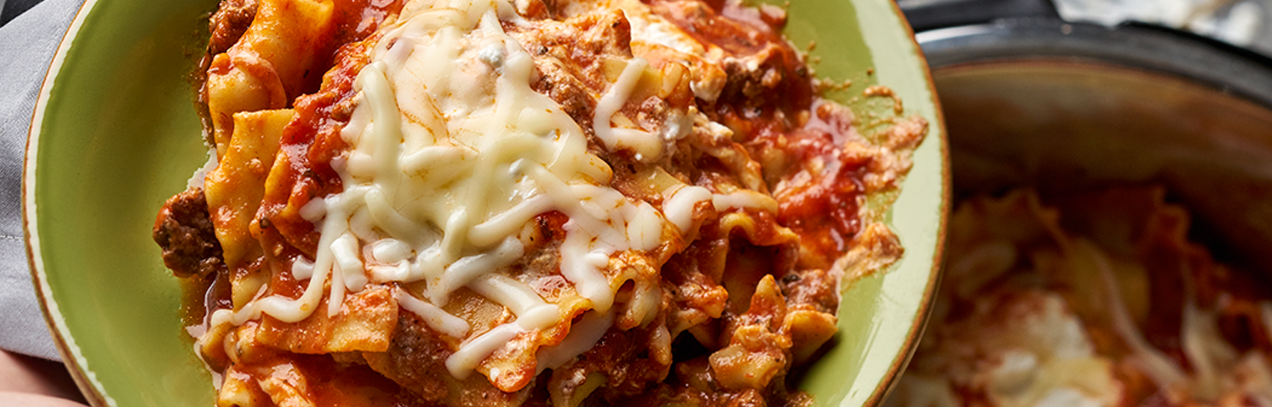 Image of prepared Instant Pot® Lasagna recipe