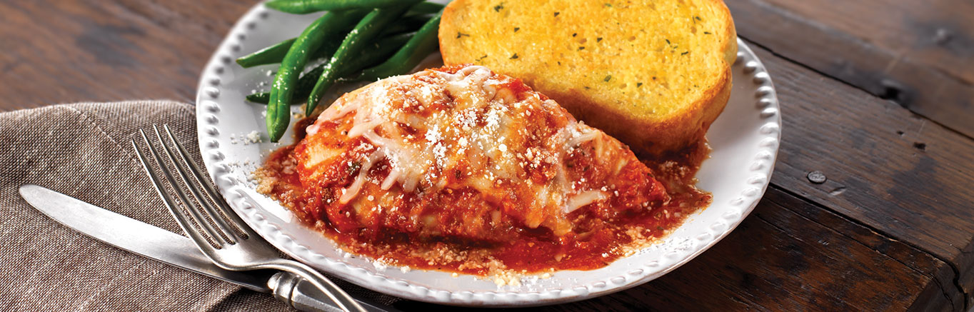 Image of prepared Chicken Parmesan Bake