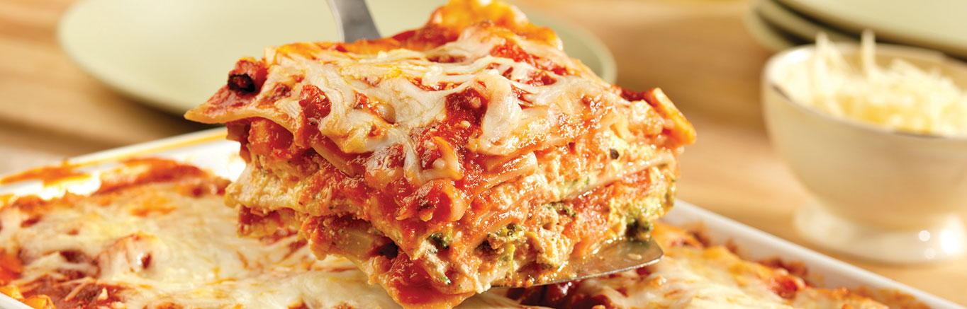 Image of the prepared Garden Vegetable Lasagna recipe