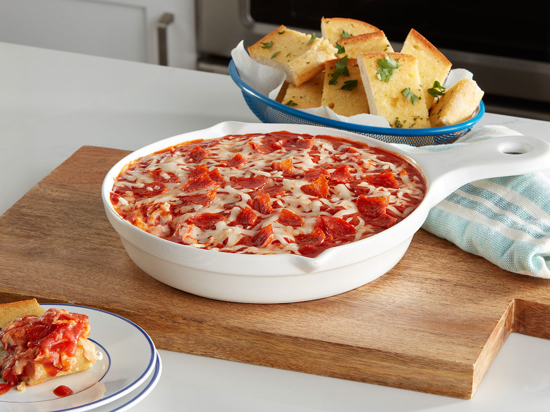 Image of prepared Layered Pizza Dip recipe