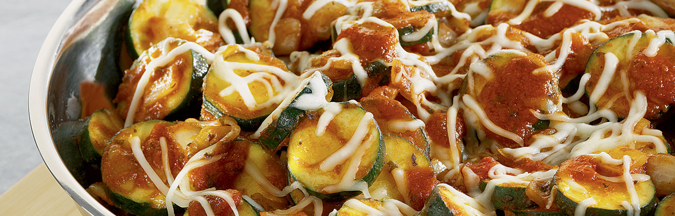 Image of prepared Mozzarella Zucchini Skillet recipe