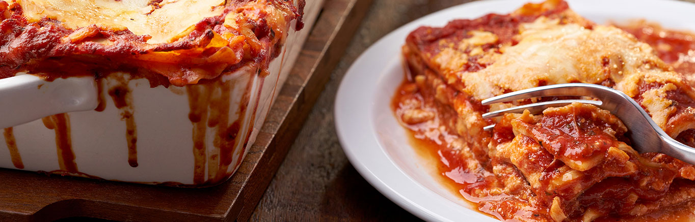 Image of prepared Three Cheese Lasagna recipe